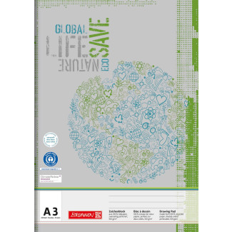 Brunnen Zeichenblock A3 recycling