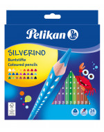 PELIKAN dünne Buntstifte triangular 24 Farben